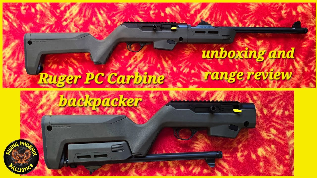 Ruger PC Carbine Backpacker Review: Unboxing Accuracy & Reliability Test!