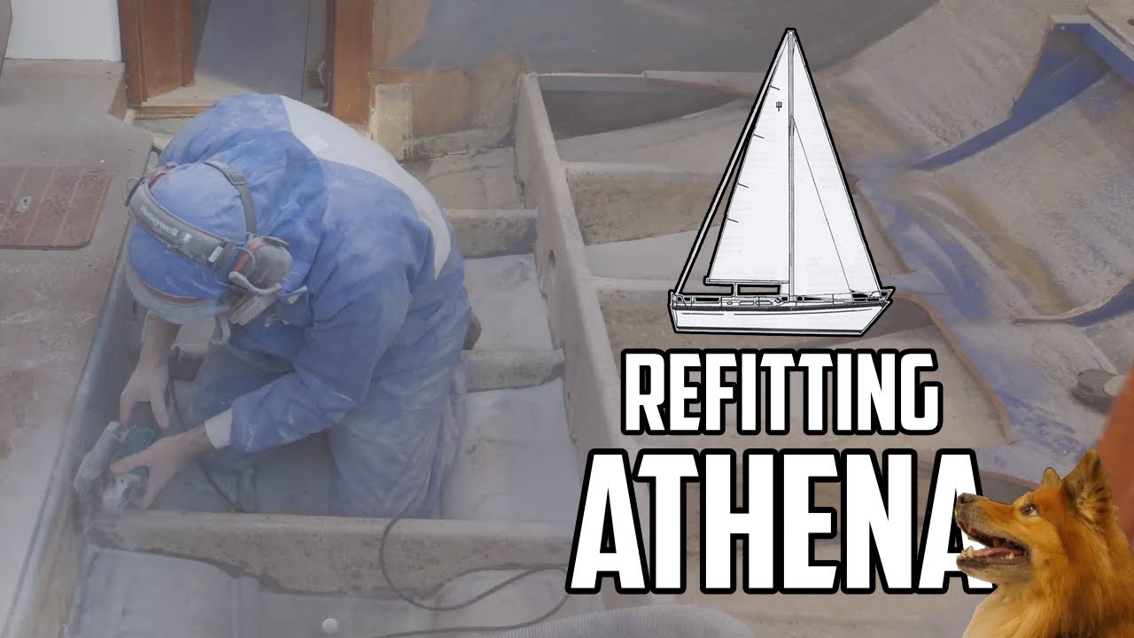 Sail Life - Structural repair prep, epoxy heating box, rudder - DIY sailboat repair