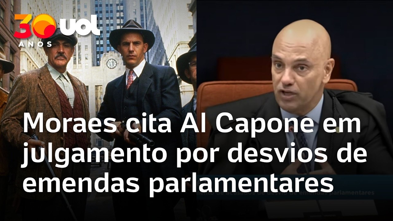 Moraes cita Al Capone ao votar pela condenação de deputados por desvio de emendas