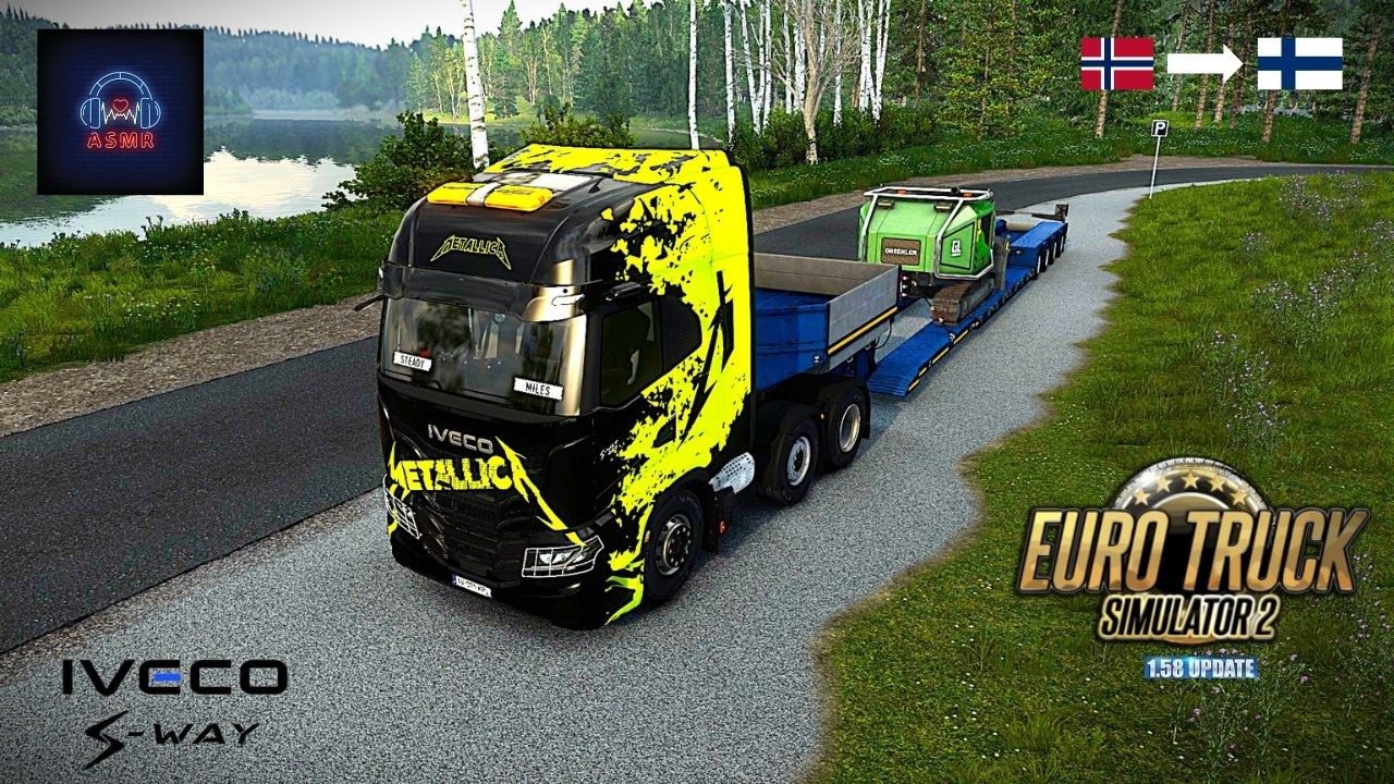 Iveco S-Way 6x2 🚛⚙️ Update 1.58 | Realistic Driving | ETS 2 | Oslo ➝ Jyväskylä