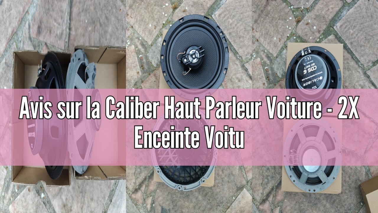 Avis sur la Caliber Haut Parleur Voiture - 2X Enceinte Voiture 120W - FM - SD - USB - AUX - 30 mm My