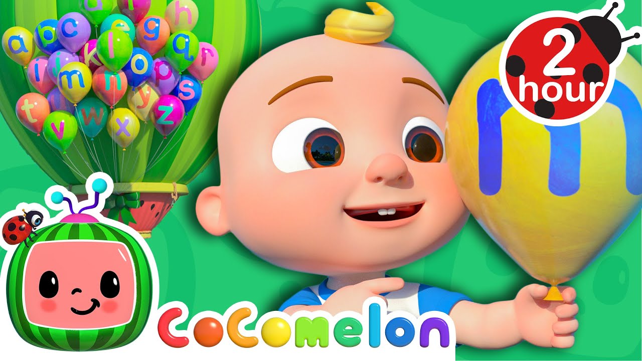 CoComelon ABC Song With Balloons + More CoComelon Nursery Rhymes & Kids Songs | Learning ABCs & 123s