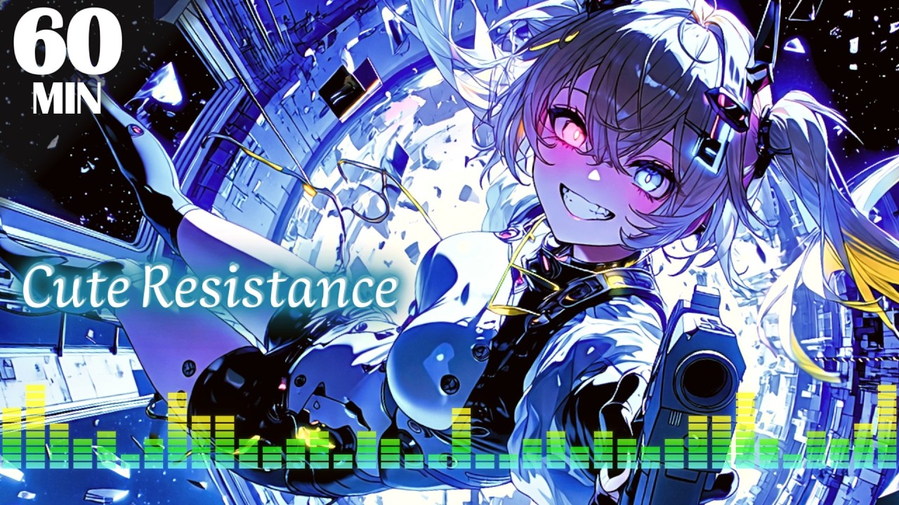 The Stars Are Just Glitter for My New Era | 1 HOUR music | Cyberpunk / Anime Rock