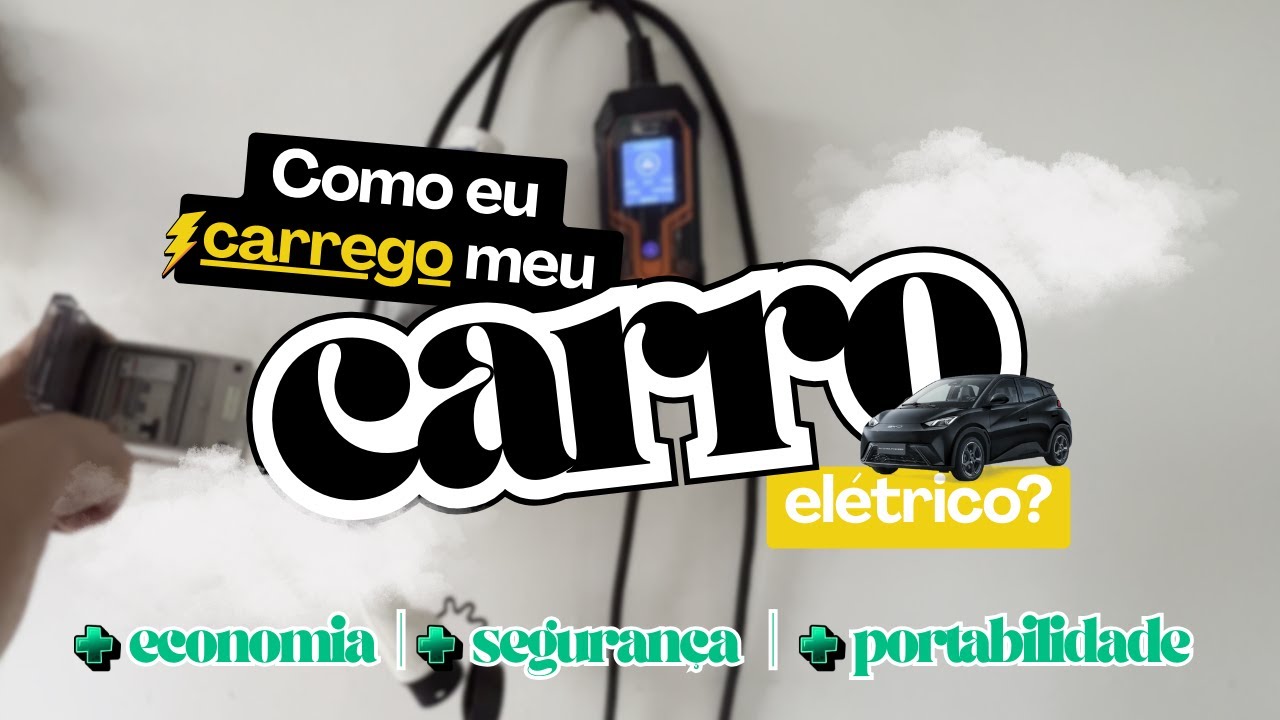 Não pode instalar carregador fixo na sua casa? Veja como carrego meu carro de forma móvel e segura