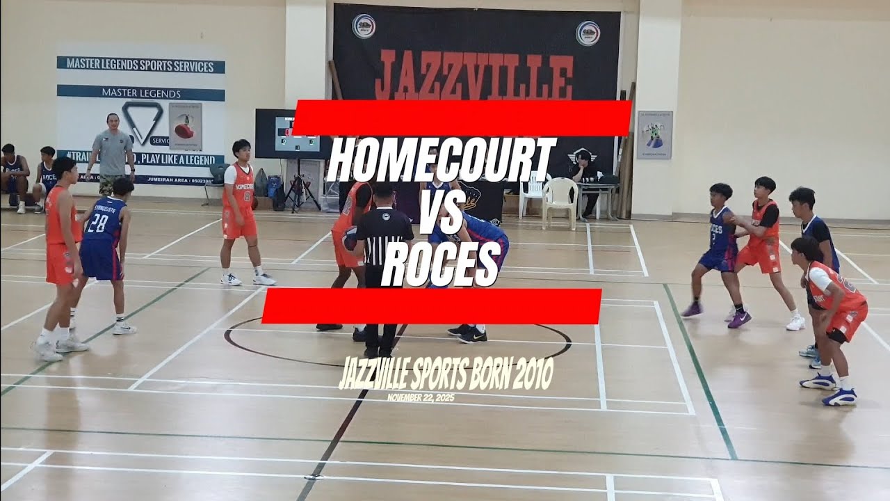 HOMECOURT VS ROCES (JAZZVILLE Born 2010) Nov. 22, 2025