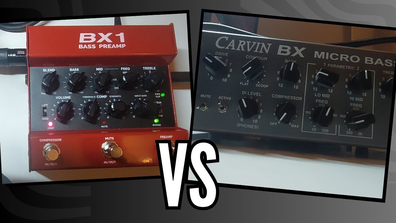 Carvin BX1 Bass Preamp VS Carvin BX250 Micro Bass Amp Head