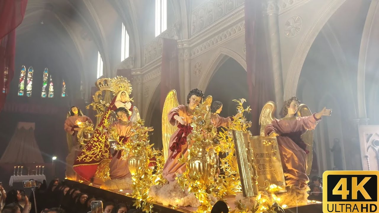 Salida del Cortejo Extraordinario de la C.I. Virgen de Dolores de San Nicolás, Quetzaltenango 2026