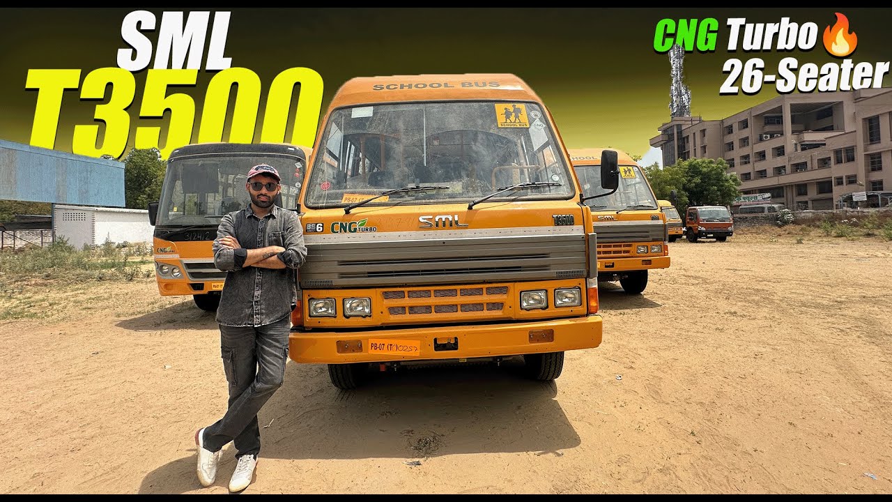 SML T3500 | School Bus | CNG Turbo | 26 - Seater | Price?