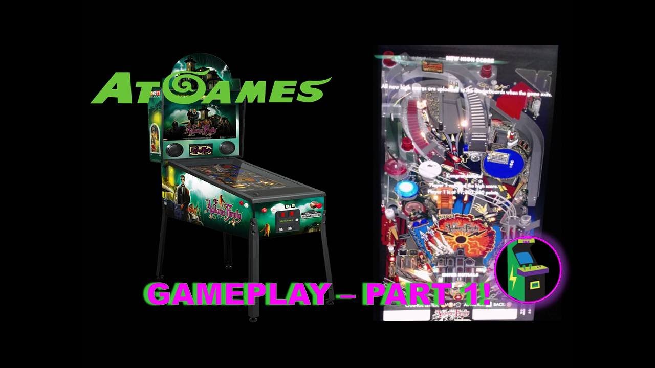 Atgames 4KP Pinball: The Addams Family - Gameplay Part 1!