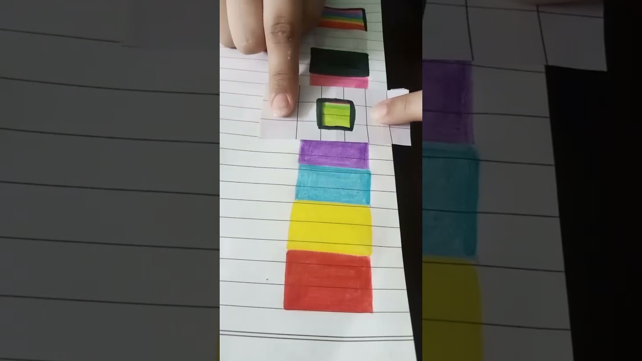 Satisfying Rainbow 🌈 Colours game ideas #shorts #viral