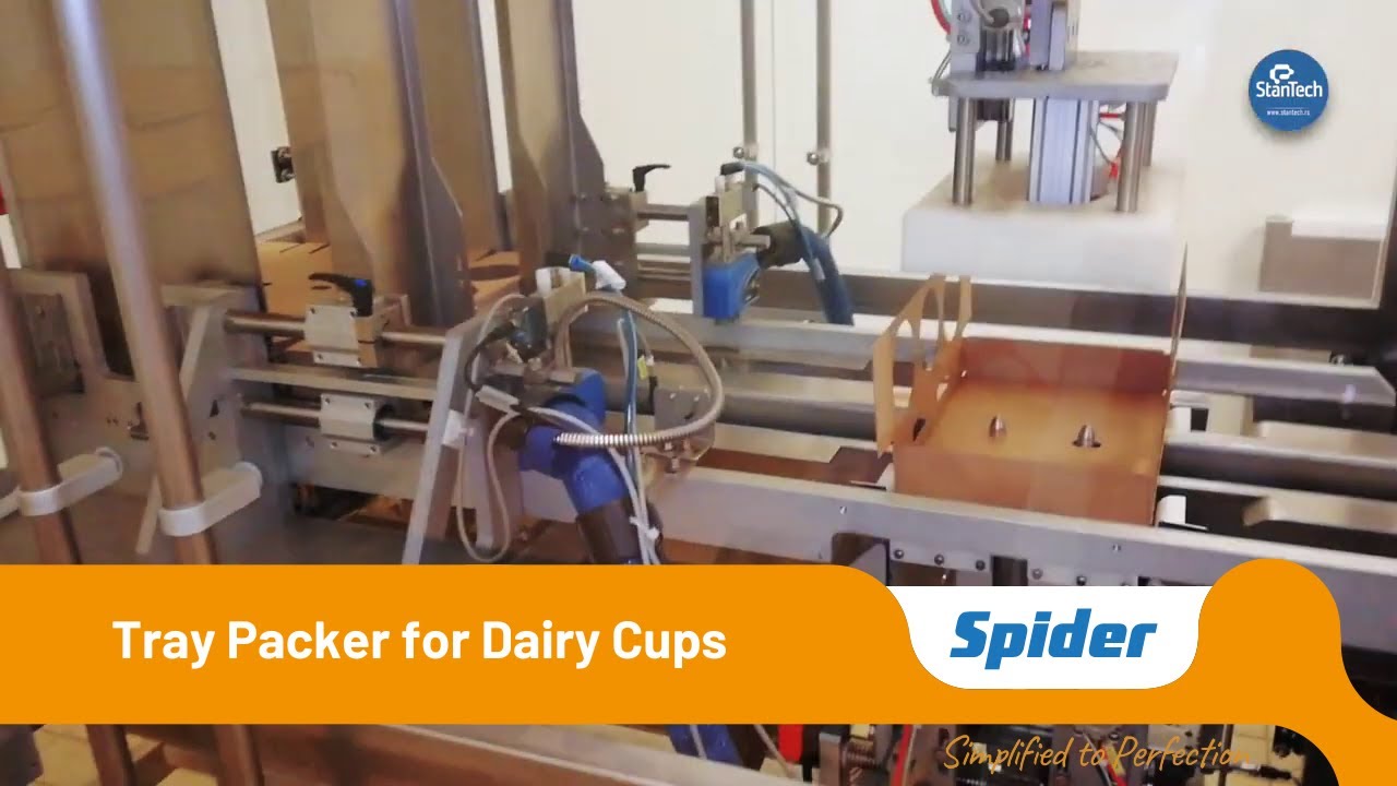 SPIDER | Tray former for Dairy Cups