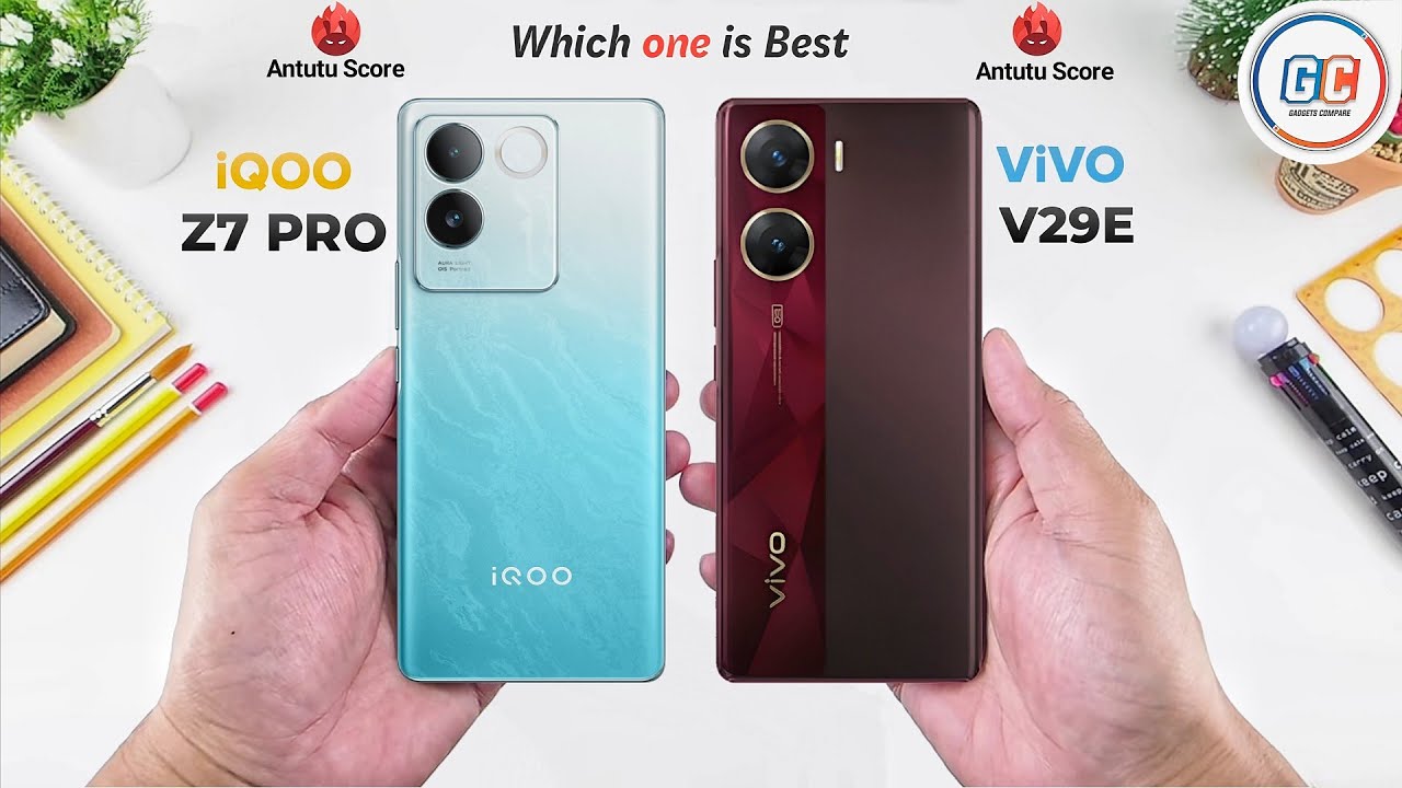 iQOO Z7 Pro Vs ViVO V29e | Full Comparison ⚡ Performance, Camera, Battery & Price.