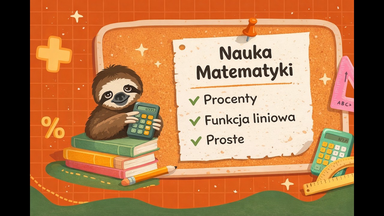 Zadania maturalne Procenty, funkcja liniowa, proste 