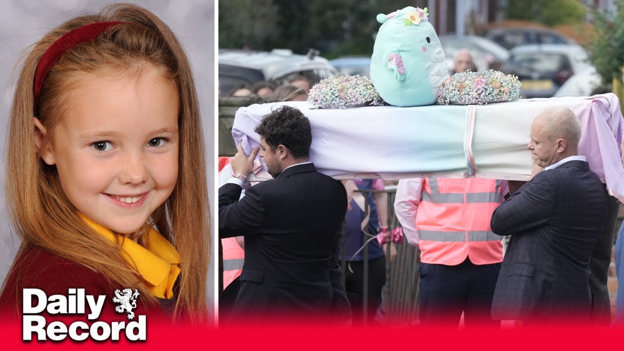 Southport attack victim Elsie Dot Stancombe remembered with balloons and bubbles at funeral