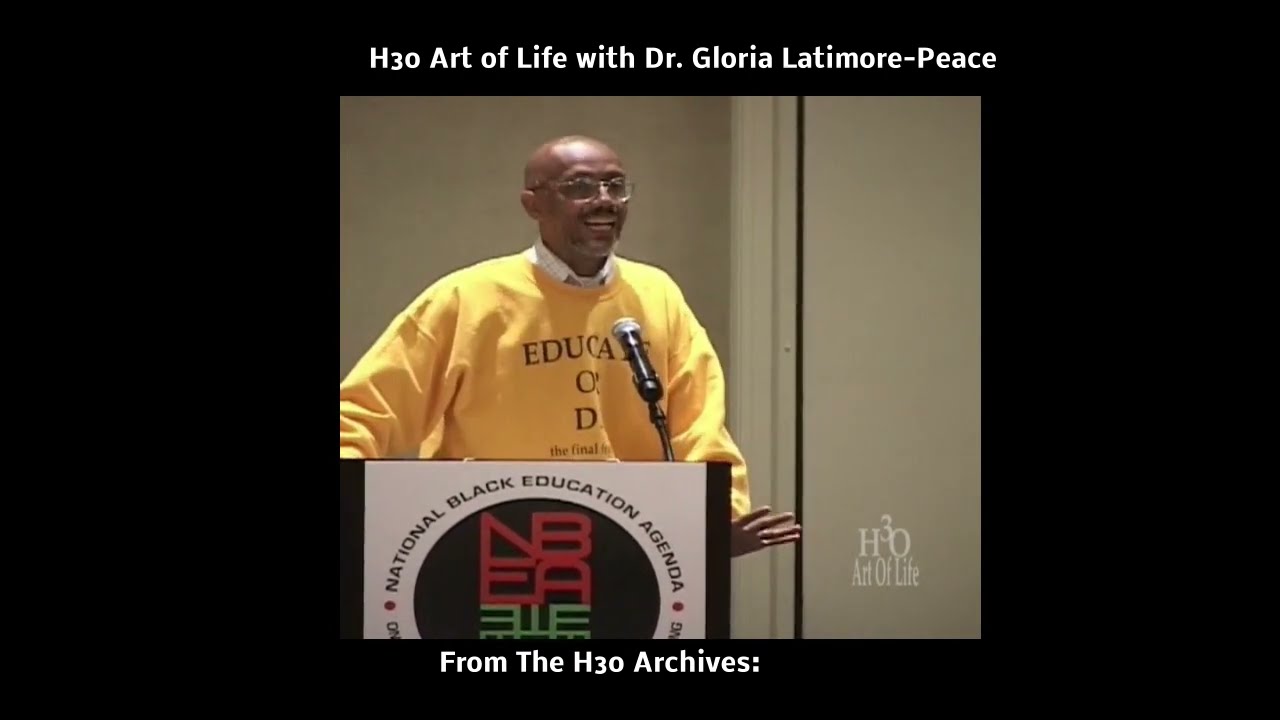 Saving The African American Child -segment on the H3o Show with Dr Gloria Latimore Peace