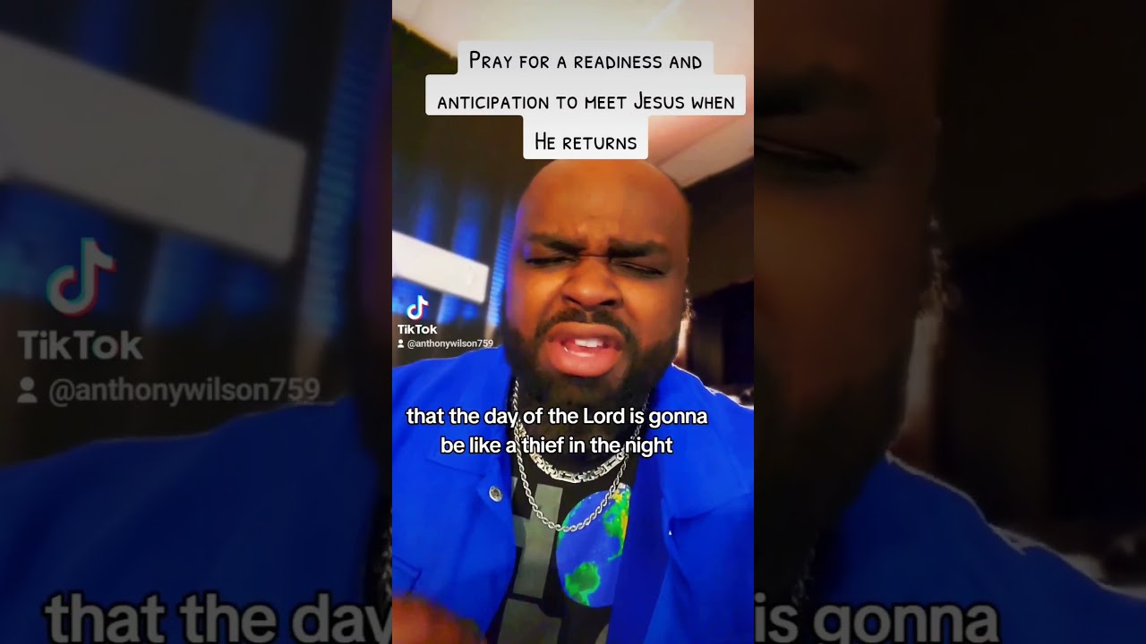 ✝️Pray🙏 for a readiness and anticipation to meet Jesus when He returns🚩