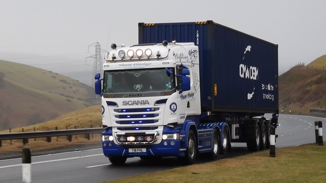 Truck Spotting on the A68, Scotland | #2