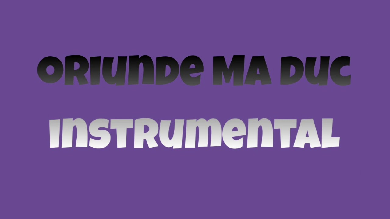 Oscar x Ian - Oriunde ma duc (instrumental) prod by flowers in narnia