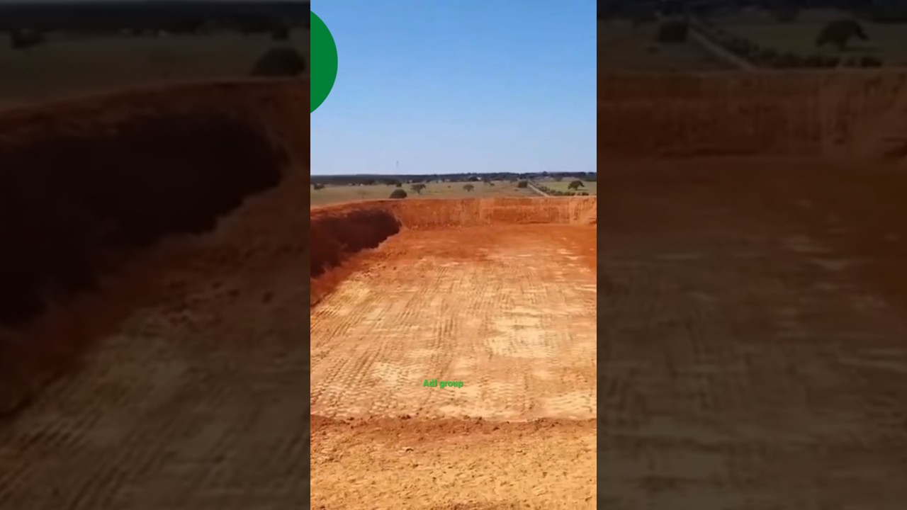 Pond liner first step