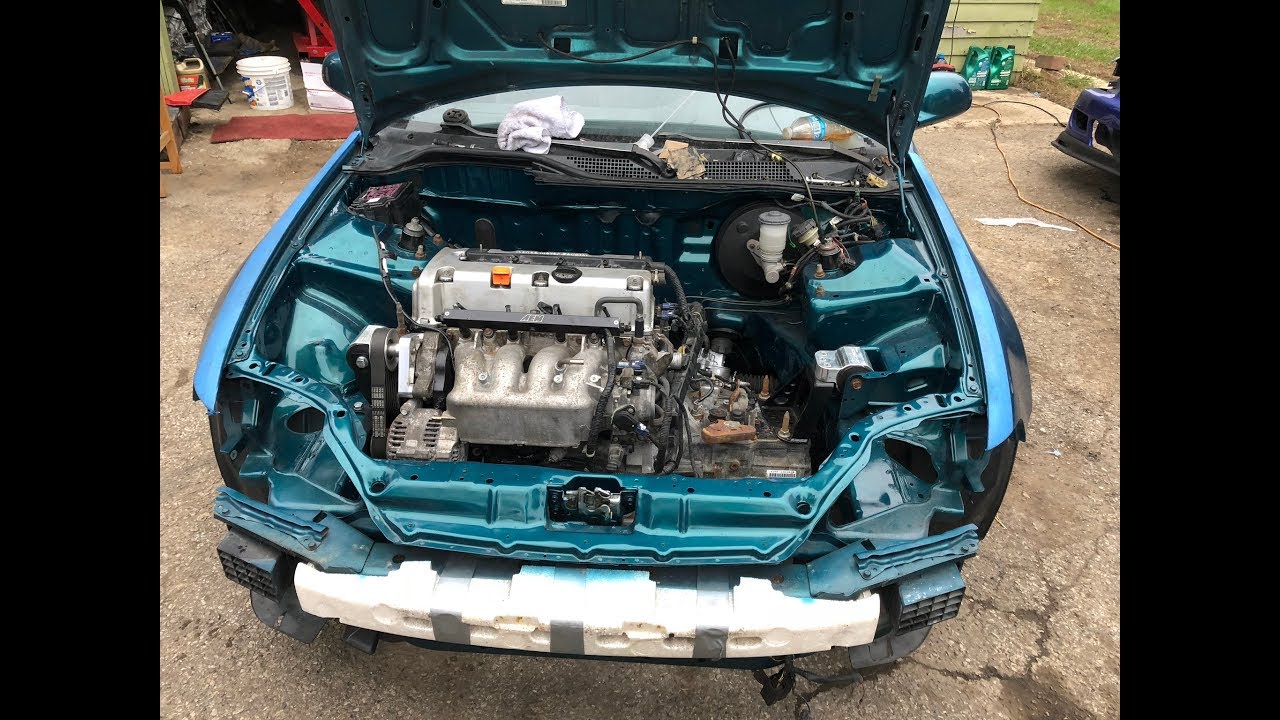 K20 swap dropped in! Wiring tutorial 1-13