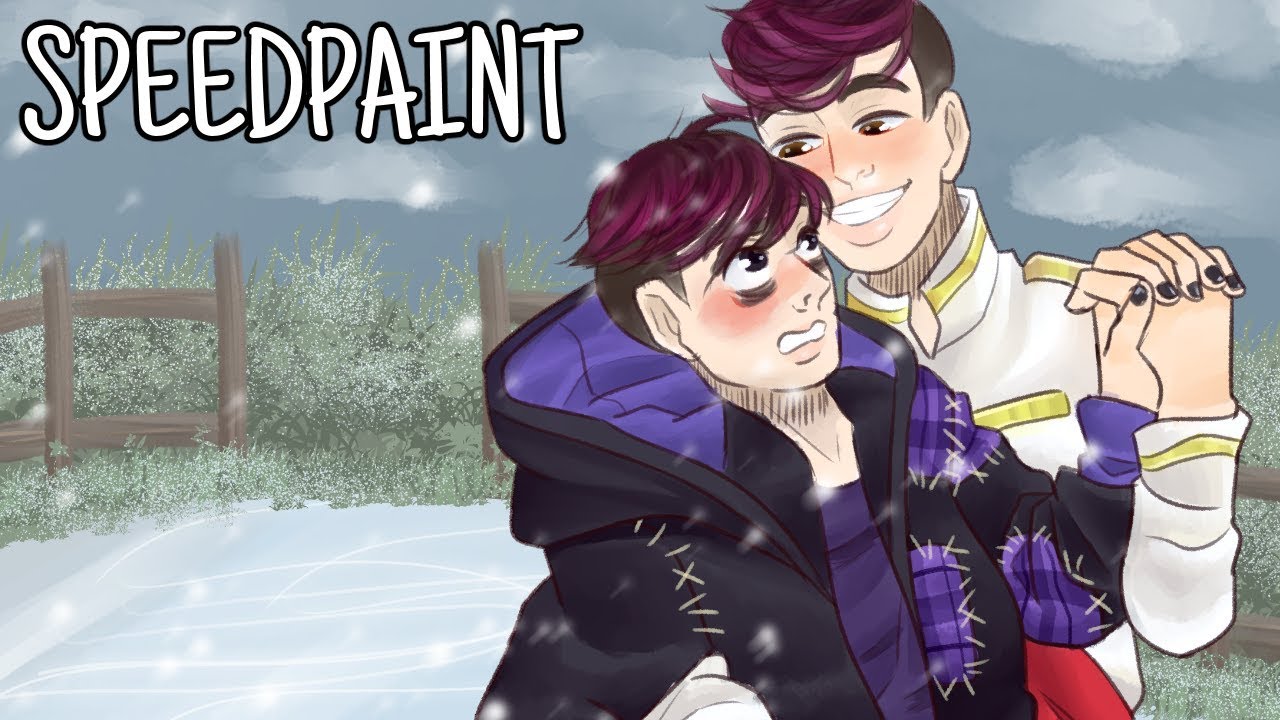 Ice Skating || Sanders Sides Speedpaint