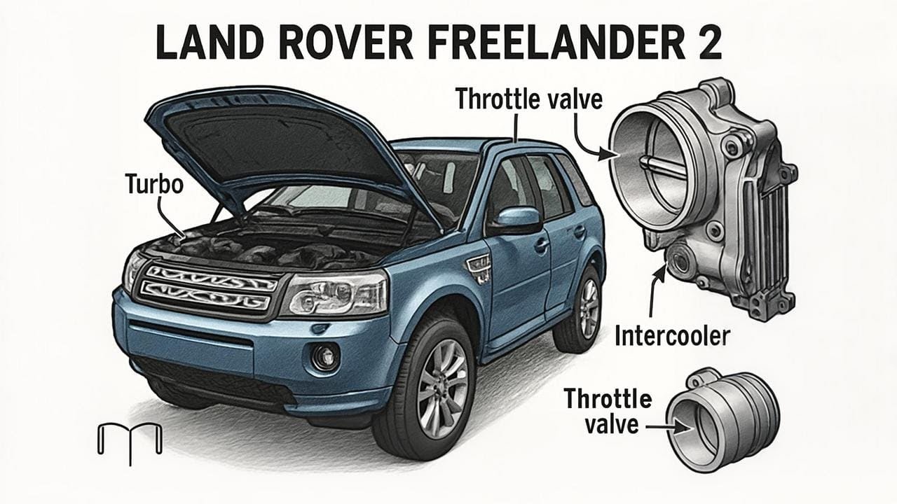 How to change throttle Body Valve on Land Rover Freelander 2 / Evoque 2.2 Diesel