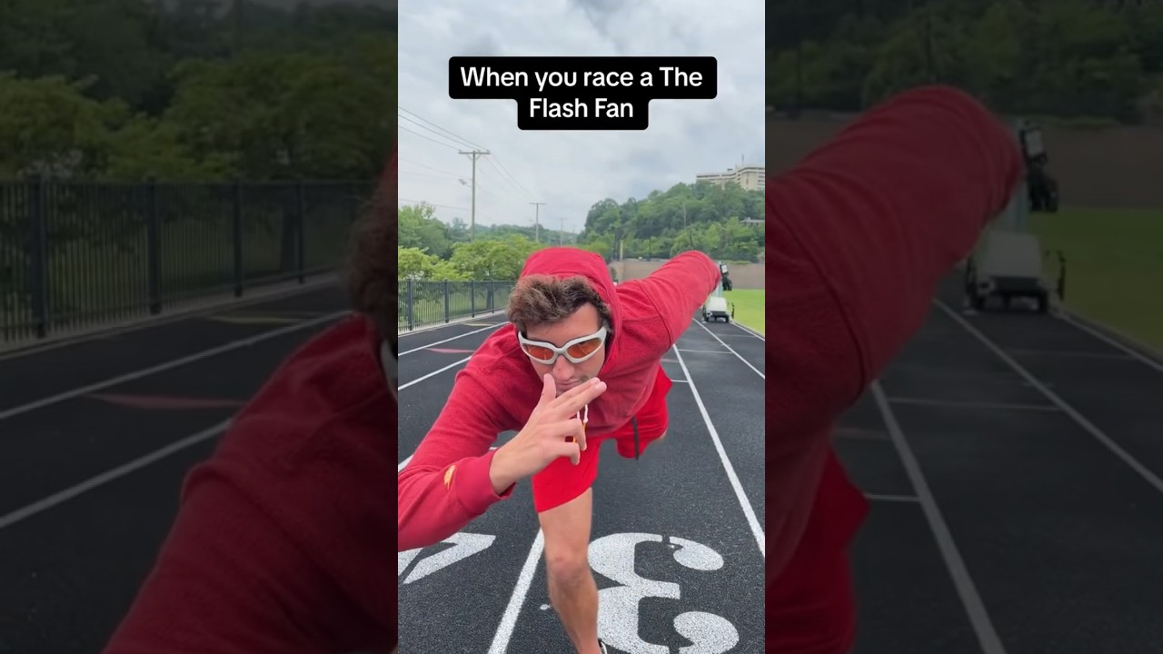 When You Race a The Flash Fan&hellip;