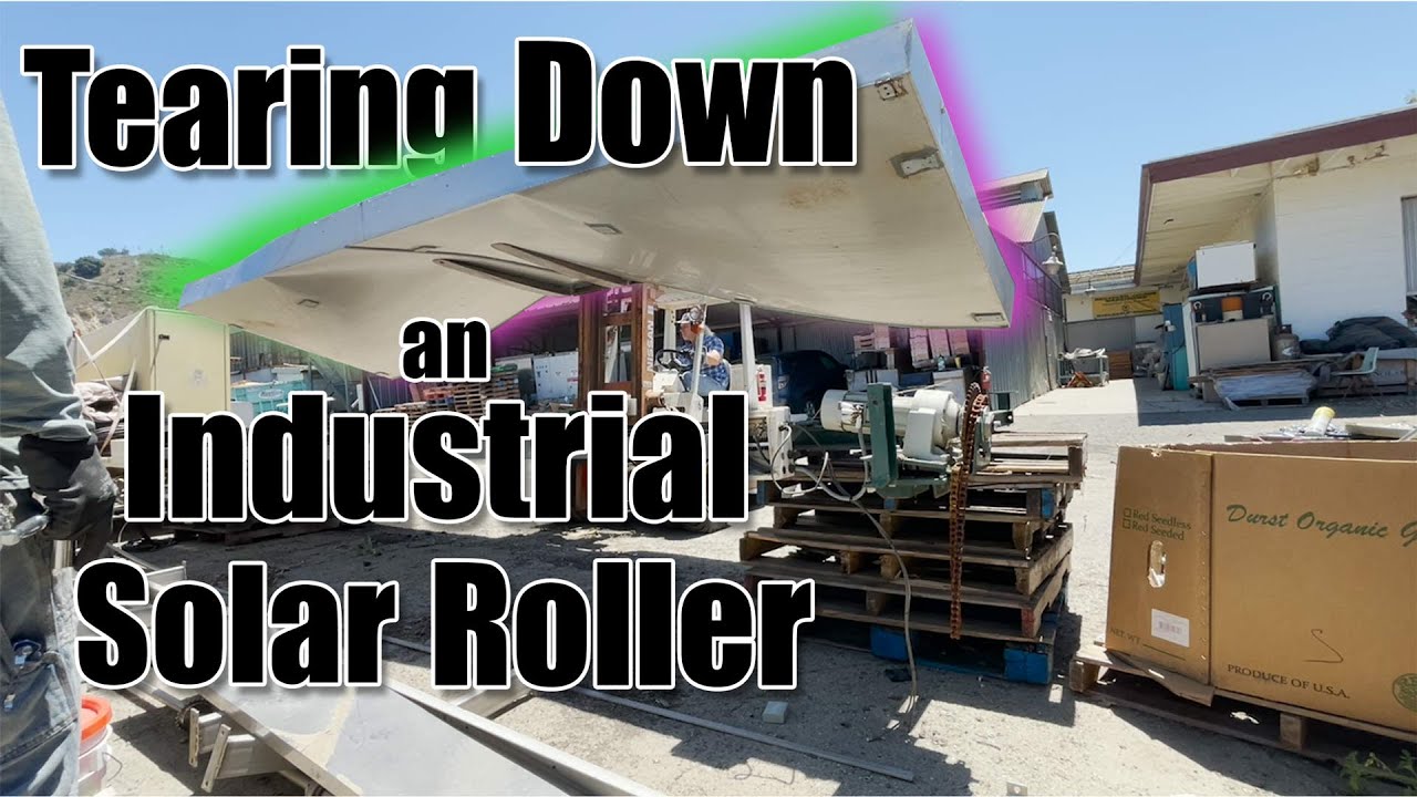 Tearing Down an Industrial Solar Panel Roller System