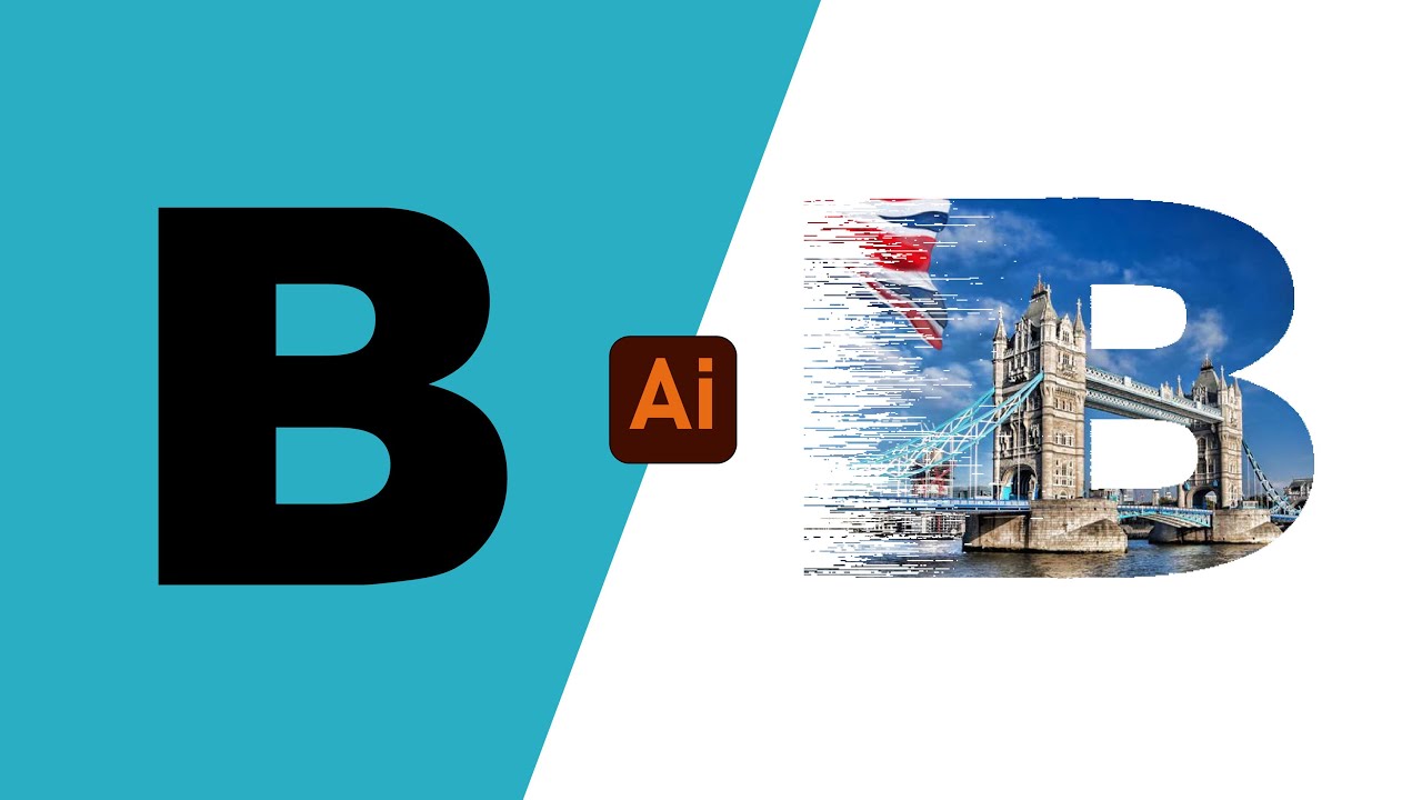 How I Turn Text into a Photo Effect in Illustrator🔥