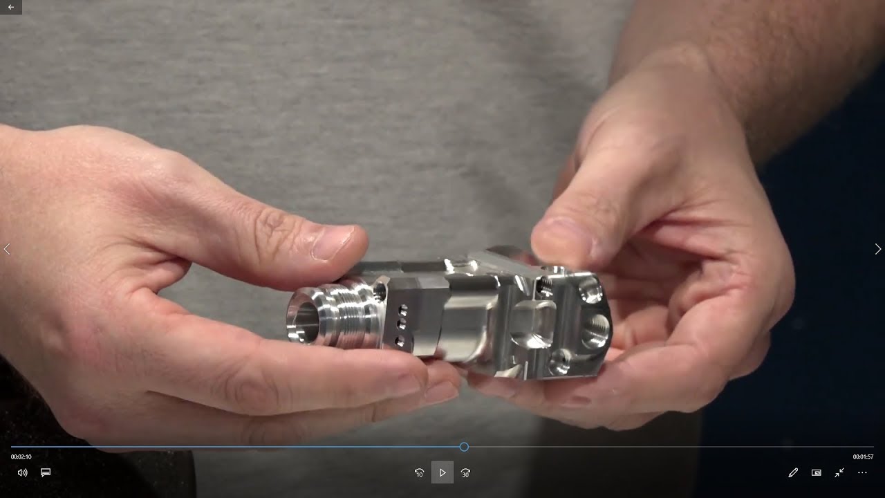 Superb aero & medical parts made on CNF's Matsuura machines