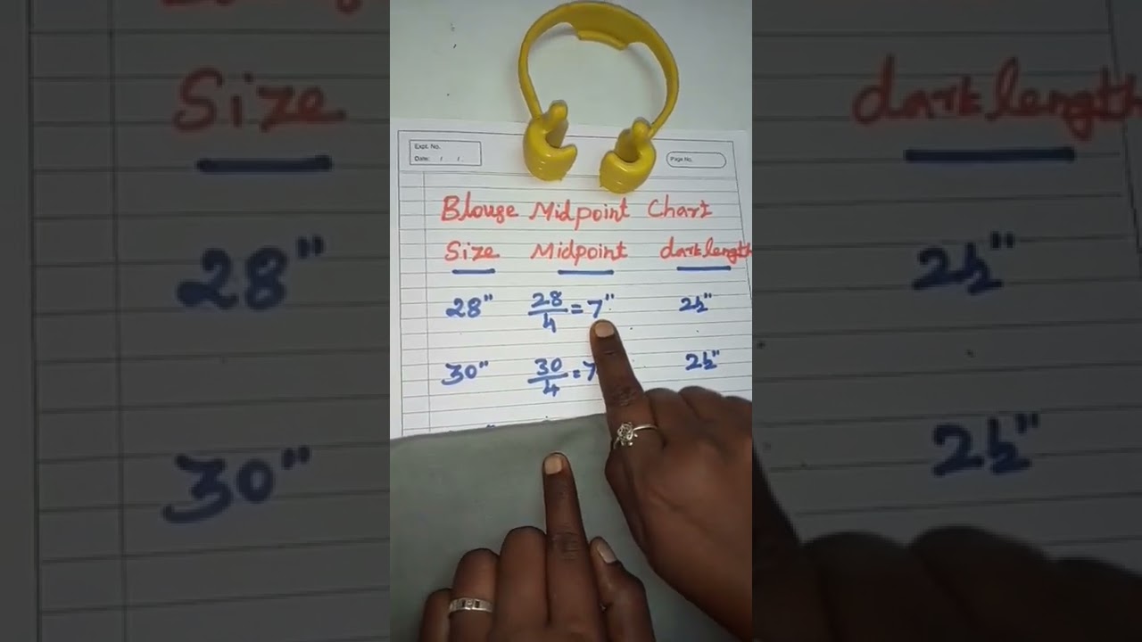 Blouse Midpoint chart in simple method for beginners part-1 @Adhi Tailor ஆதி