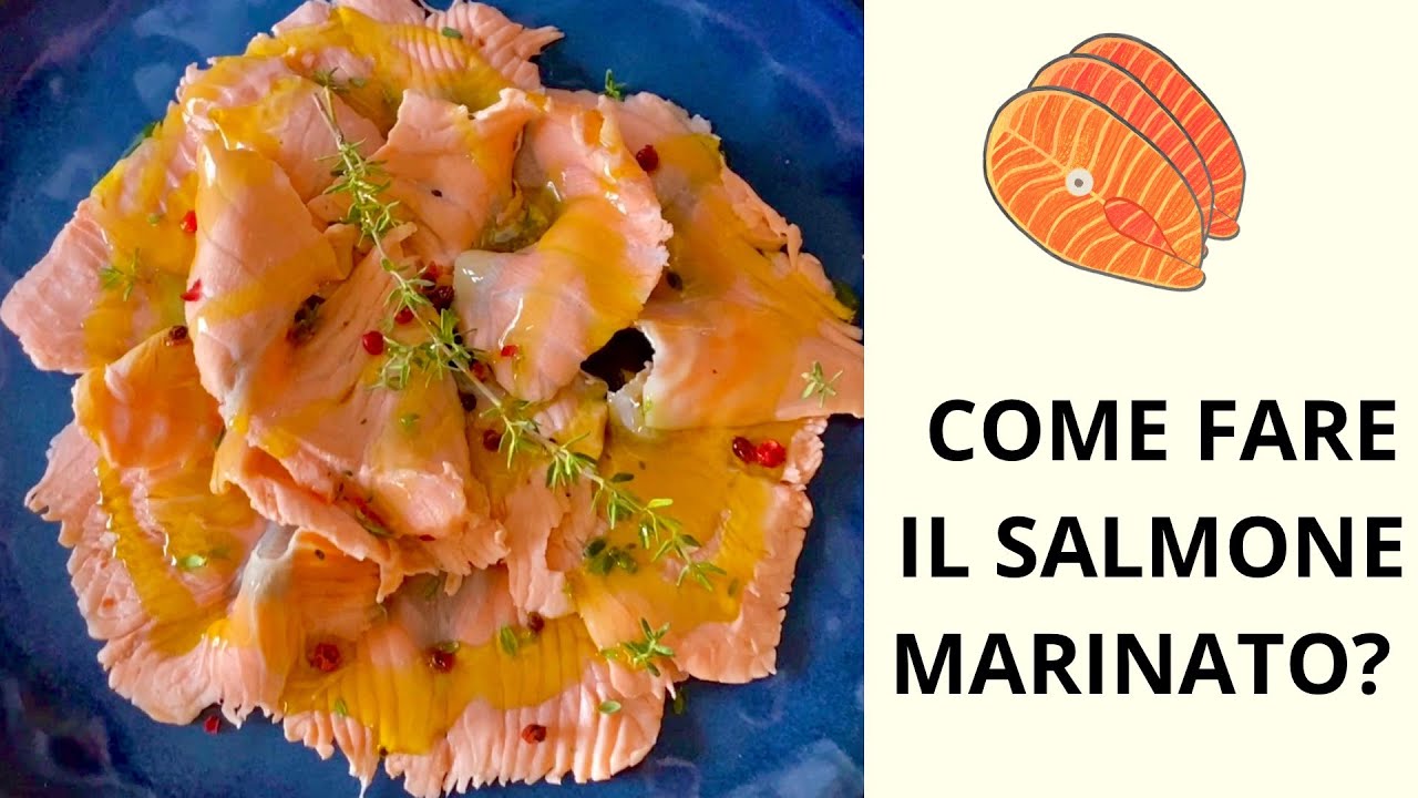 COME FARE IL SALMONE MARINATO IN UN LIQUIDO| SALMONE MARINATO