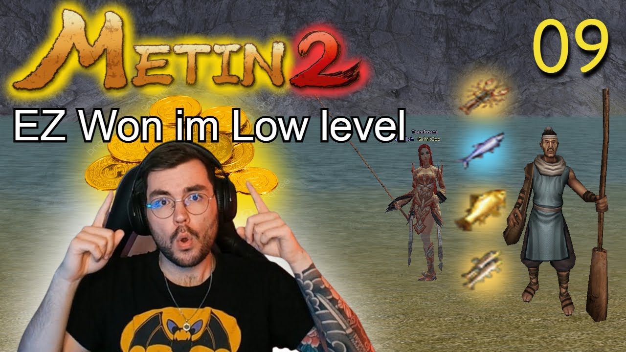 Metin2 DE | Ruby 🔴| Easy WON machen mit LVL30 durch Angeln 🐟💰| Part 9