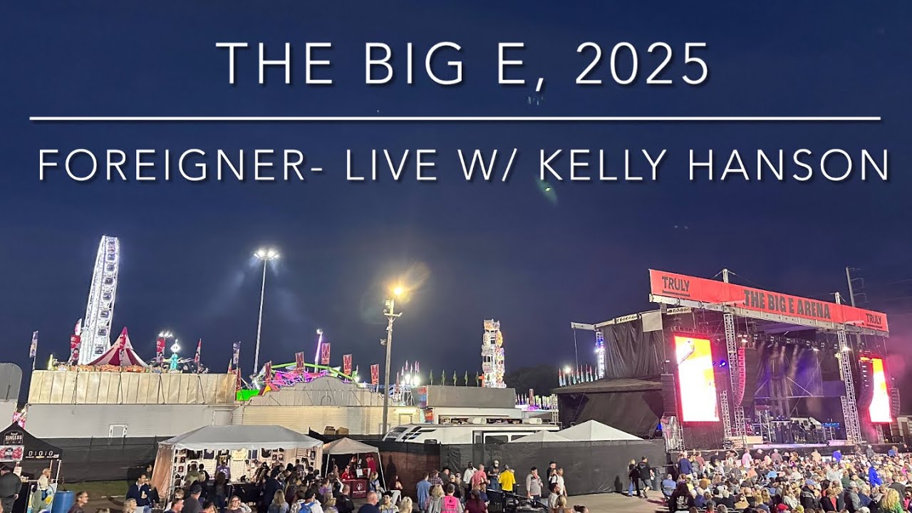 Foriegner // live MA, The Big E Fairgrounds // Last K. Hanson Tour // COLD AS ICE // 4:08 🖤 