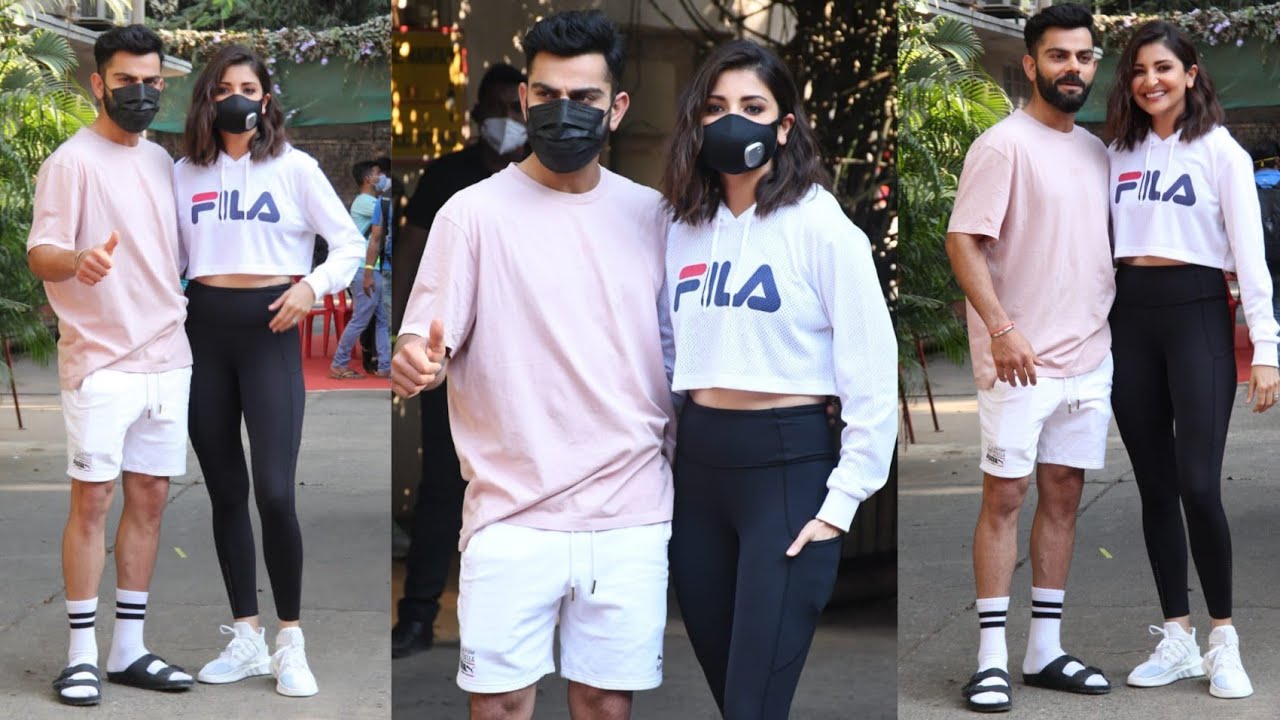 Virat Kohli & Anushka Sharma Spotted at Mehboob Studio for post Shoot in Bandra 😍💕📷
