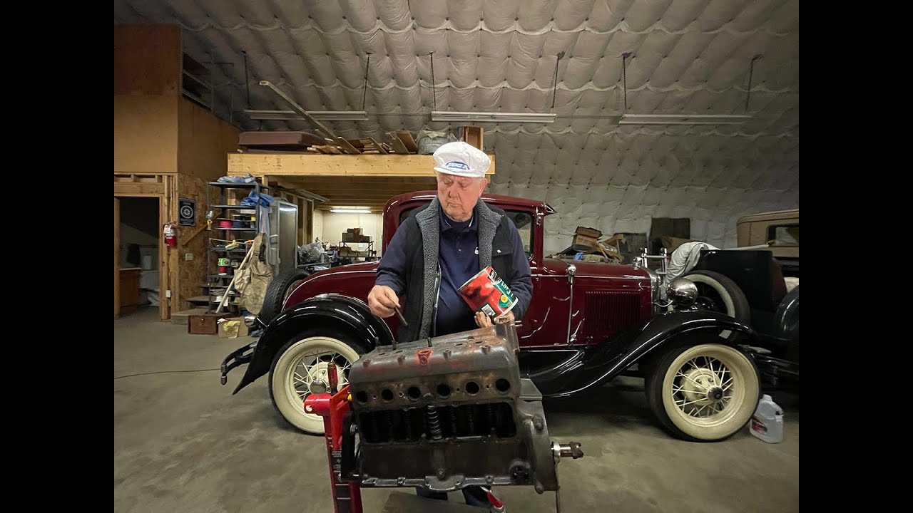 Ford Model A Head Removal with George Sage