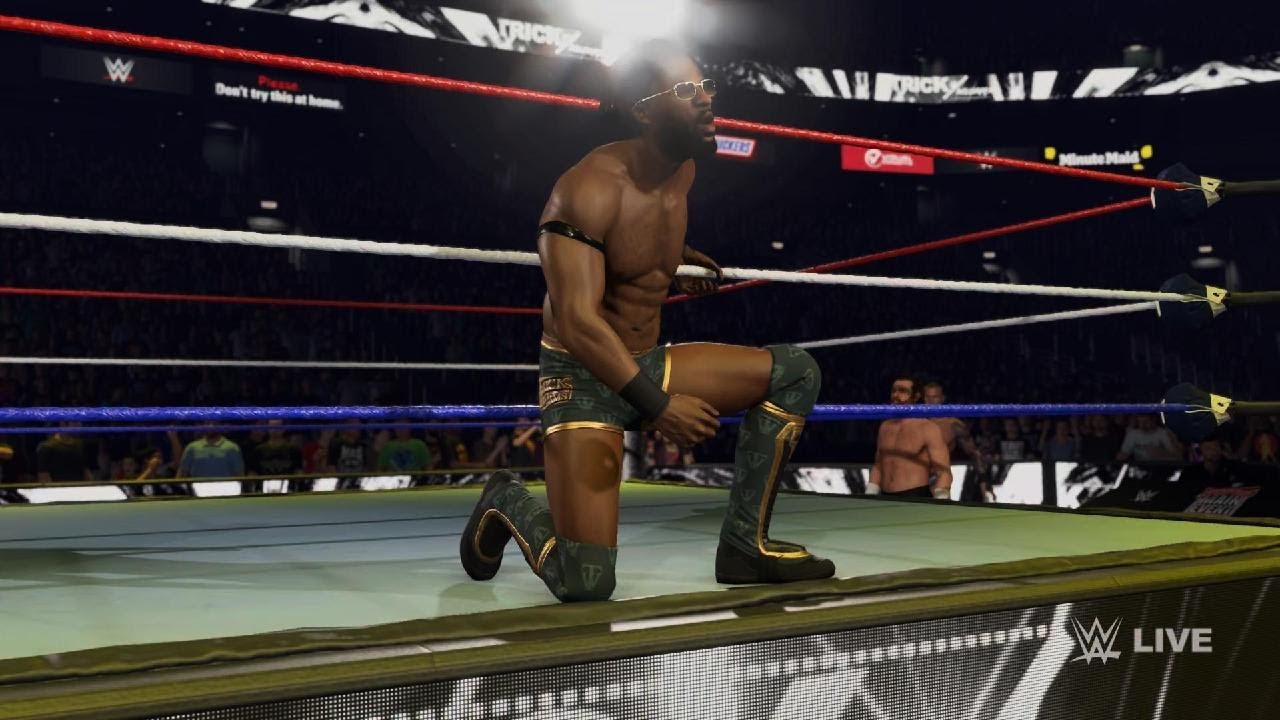 WWE 2K25 fatal 4 way randy orton vs damien priest vs sami zayn vs trick Williams.