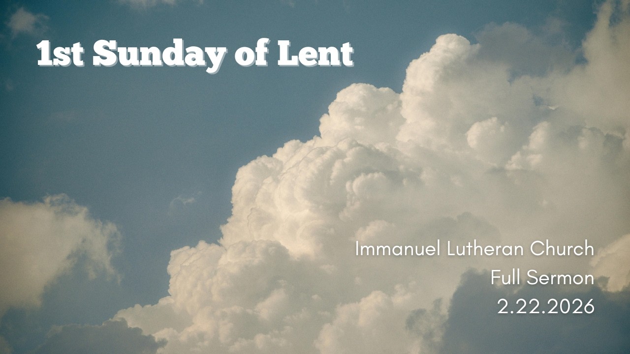 2.22.2026 | 1st Sunday of Lent | Pastor Scott Smith, VDM