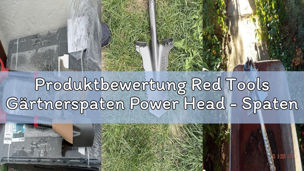 Produktbewertung Red Tools Gärtnerspaten Power Head - Spaten mit Wurzelsäge - 115cm - hochwertiges S