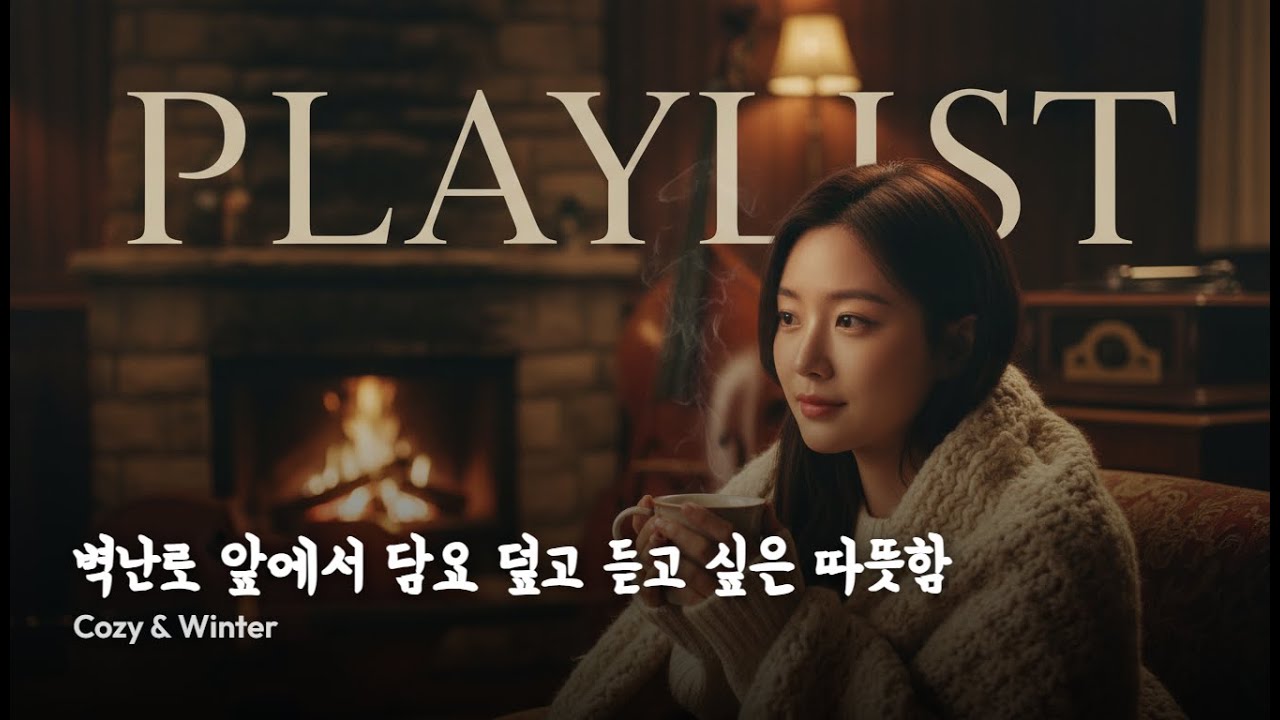playlist 🧣 벽난로 앞에서 담요 덮고 듣고 싶은 따뜻함 | Cozy & Winter