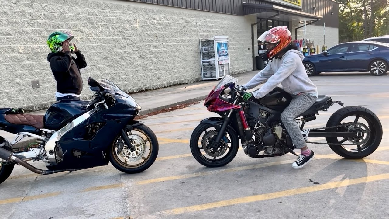Turbo Yamaha R6 VS Fully Modified Ninja ZX9R