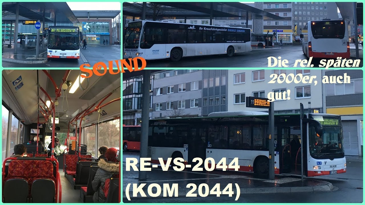 (SOUND) RE-VS-2044 (KOM 2044) MAN-NL 273 Vestische StrB. [Voith/Bj.2008] | ZOOM-H2