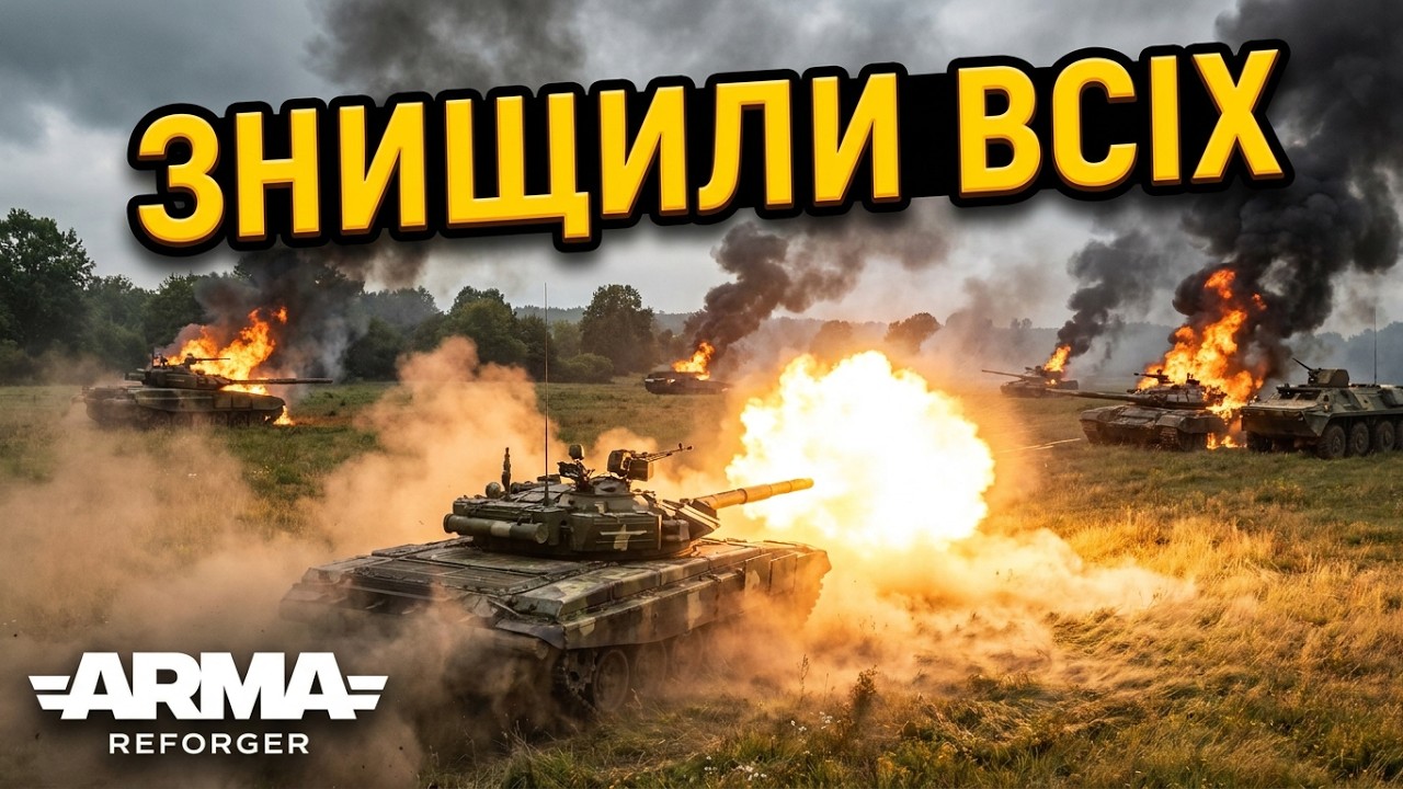 #ArmaReforger#РОБОТА ТАНКА Т-72Б! НАБИЛИ КУЧУ ВОРОЖОГО МЕТАЛОБРУХТУ!
