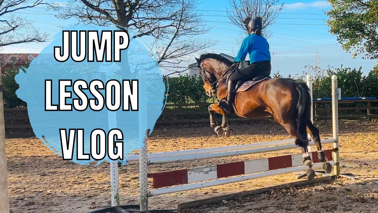 FULL JUMPING LESSON VLOG