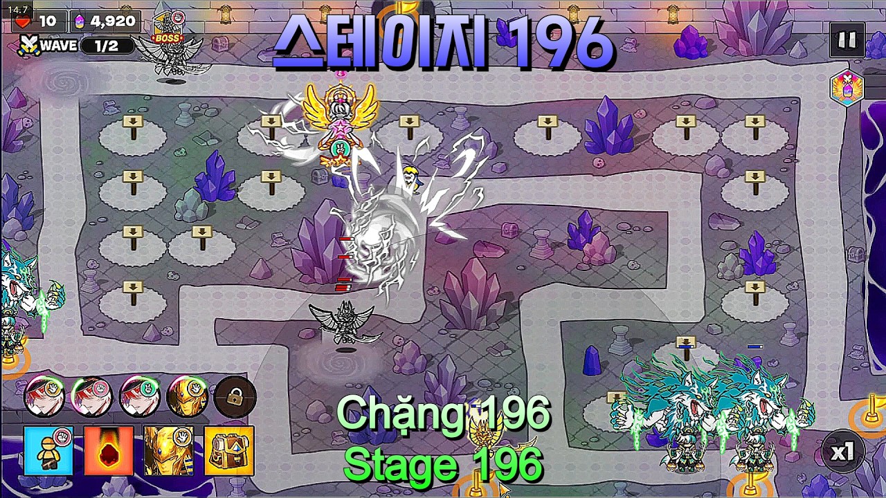 골드 타워 디펜스. 196 단계 (Gold Tower Defence. stage 196)