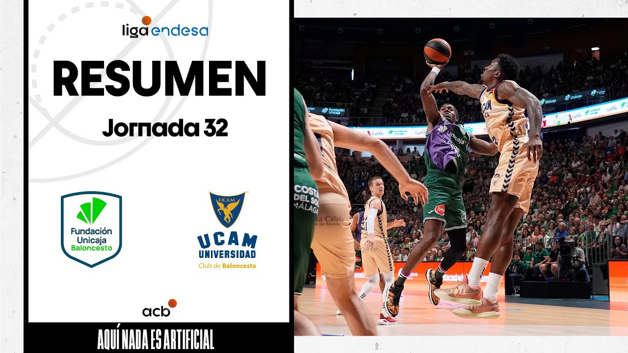 Unicaja - UCAM Murcia (96-71) RESUMEN | Liga Endesa 2023-24