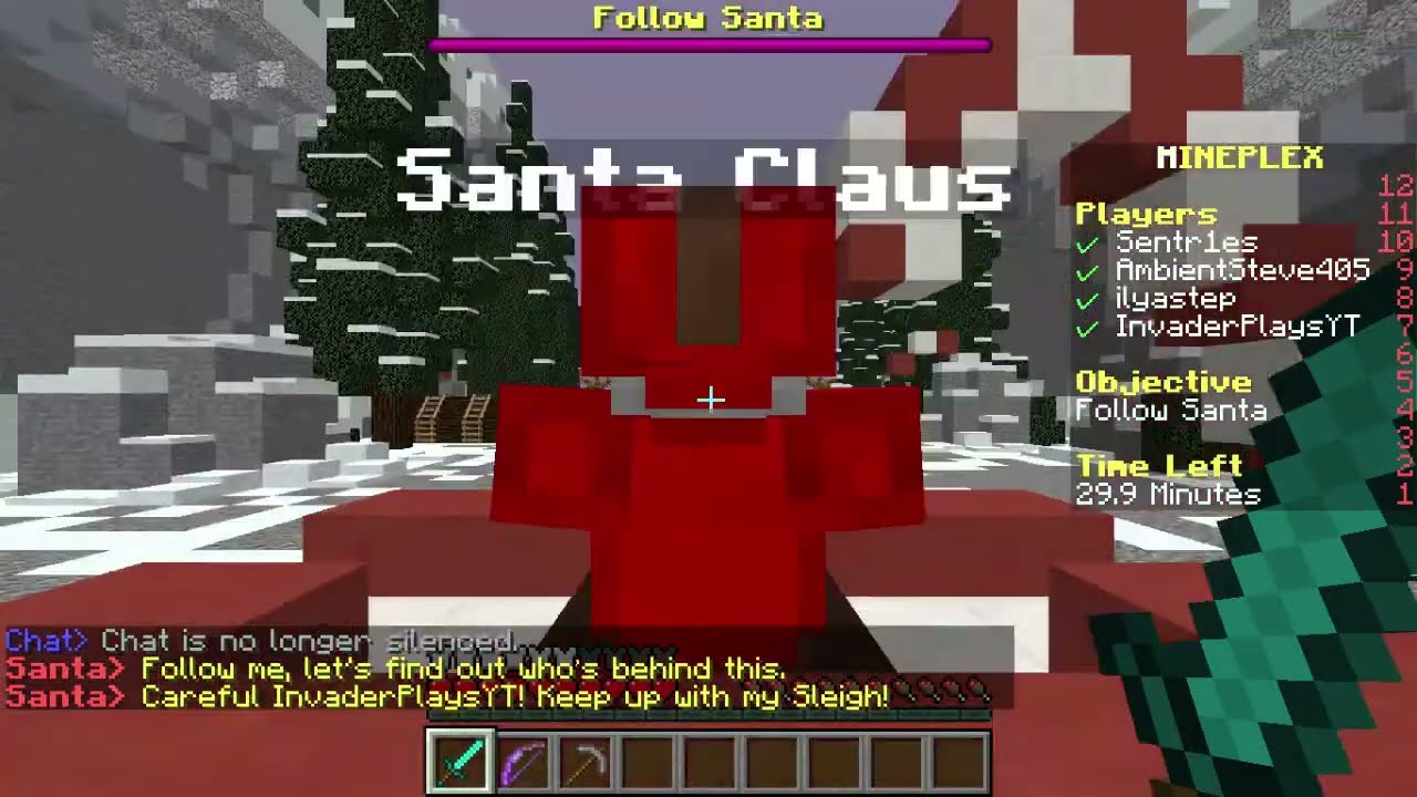 Minecraft Chistmas CHAOS Commentated LIVE STREAM