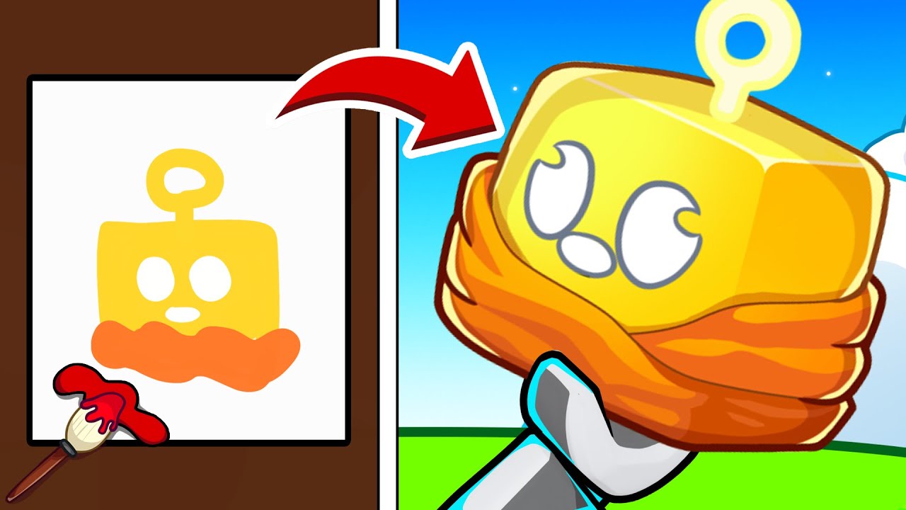 Blox Fruits, But Your Drawings Come To Life...