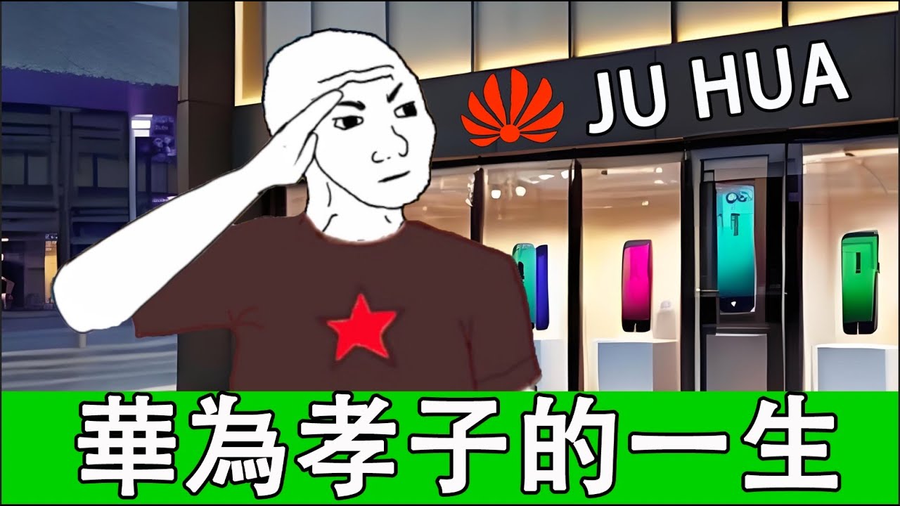 華為孝子的一生｜猴子不是悟空｜wojak｜