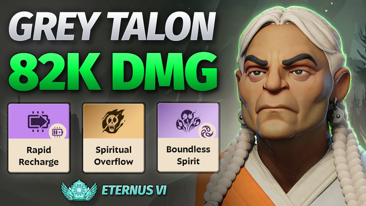 Grey Talon: HYBRID DAMAGE Build, Eternus Ranked Deadlock Replay